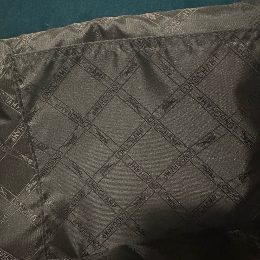 Brown Leather Longchamp Weekender - image 4